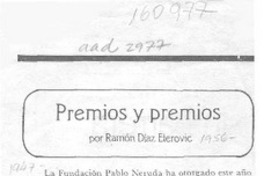 Premios y premios