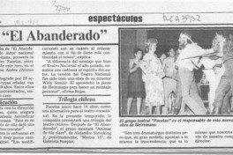 Parte "El abanderado"  [artículo].