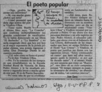 El poeta popular  [artículo] Juan Gana.