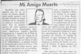 Mi amigo muerto  [artículo] Mentessana.
