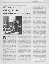 El espacio en que se movió una clase  [artículo] Alfonso Calderón.