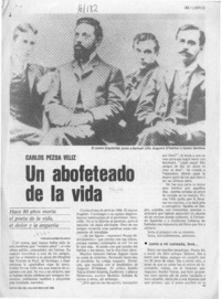 Un Abofeteado de la vida  [artículo] Guillermo Blanco.