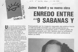Enredo entre "9 sábanas y media"