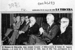 Homenaje a Dr. Neghme rindieron en U. de Chile  [artículo].