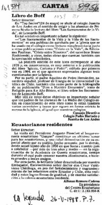 Libro de Boff  [artículo].