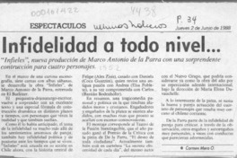 Infidelidad a todo nivel --  [artículo] Carmen Mera O.