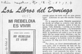 Los libros del Domingo  [artículo] Leonardo Israel.