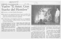 Vuelve "El amor, gran sueño del hombre"  [artículo].