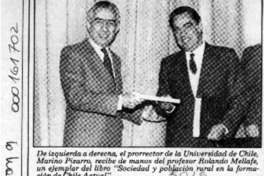 Editan libro para conocer historia del Chile actual  [artículo].