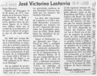 José Victorino Lastarria