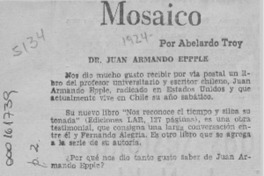 Mosaico  [artículo] Abelardo Troy.