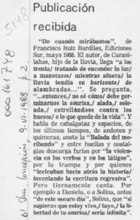 Publicación recibida  [artículo].