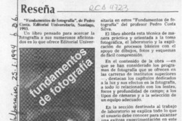 Reseña  [artículo] E.U.