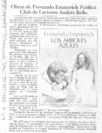 Obras de Fernando Emmerich publicó club de lectores Andrés Bello