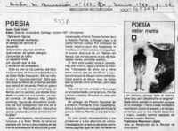 Poesía  [artículo] Francisco Raynaud López.