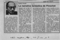 La narrativa fantástica de Pinochet  [artículo] Emilio Oviedo.