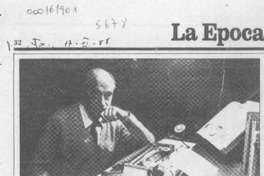 Experto en oratoria es el nieto del Presidente Balmaceda  [artículo] Maura Brescia.