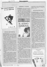 Novedades  [artículo] F. L.