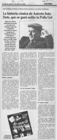 La Historia cómica de Aniceto Soto Dote, que se ganó solito la Polla Gol