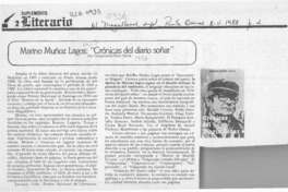 Marino Muñoz Lagos, "Crónicas del diario soñar"  [artículo] Gumercindo Pinto Devia.