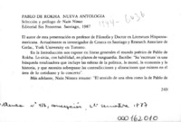 Pablo de Rokha, nueva antología  [artículo] Vicente Mengod.