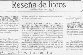 Reseña de libros