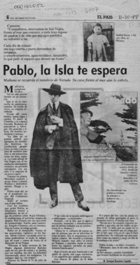 Pablo, la isla te espera  [artículo] Enrique Ramírez Capello.