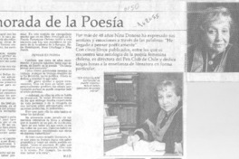 Enamorada de la poesía