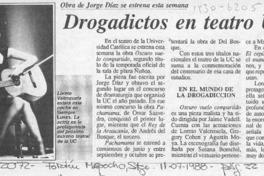 Drogadictos en teatro UC
