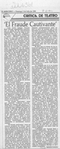 "El fraude cautivante"