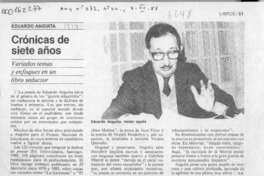 Crónicas de siete años  [artículo] G. B.