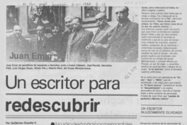 Un escritor para redescubrir