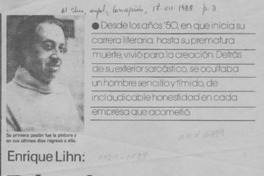 Enrique Lihn, réquiem para un gran escritor