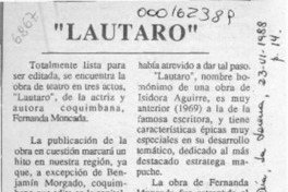 "Lautaro"  [artículo].