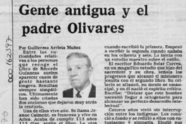 Gente antigua y el padre Olivares