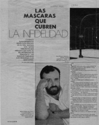 Las máscaras que cubren la infidelidad  [artículo] Ana María Egert.