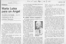 María Luisa para un Angel