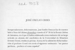 José Emilio Osses
