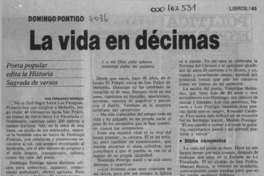 La vida en décimas  [artículo] Fernando Barraza.
