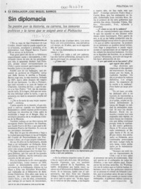 Sin diplomacia  [artículo] Hernán Millas.