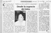 Desde la urgencia del dolor  [artículo] F. P. R.