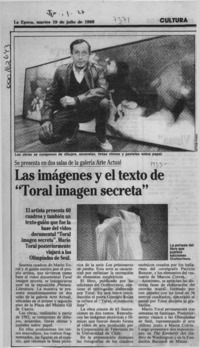 Las Imágenes y el texto de "Toral imagen secreta"  [artículo].