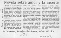 Novela sobre amor y la muerte  [artículo].