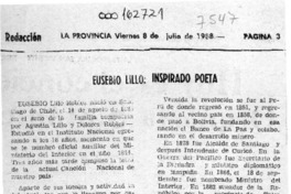 Eusebio Lillo, inspirado poeta  [artículo].