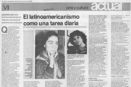 El latinoamericanismo como una tarea diaria