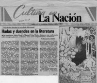 Hadas y duendes en la literatura  [artículo] Antonio de la Fuente.