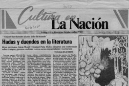 Hadas y duendes en la literatura  [artículo] Antonio de la Fuente.
