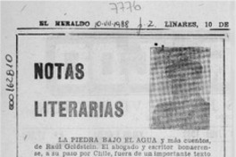 Notas literarias