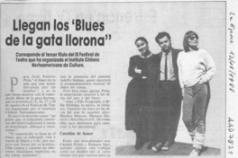 Llegan los 'Blues de la gata llorona'