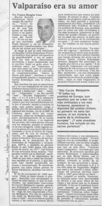 Valparaíso era su amor  [artículo] Franco Mangini Costa.